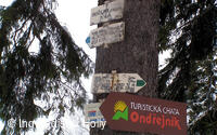 Ondřejník, turistický rozcestník