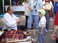Sousedské slavnosti 2009 - ražba mincí