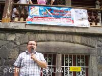 Setkání Jeníčků a Mařenek 2010 - Jan Řeháček při besedě o Janu Kašparovi